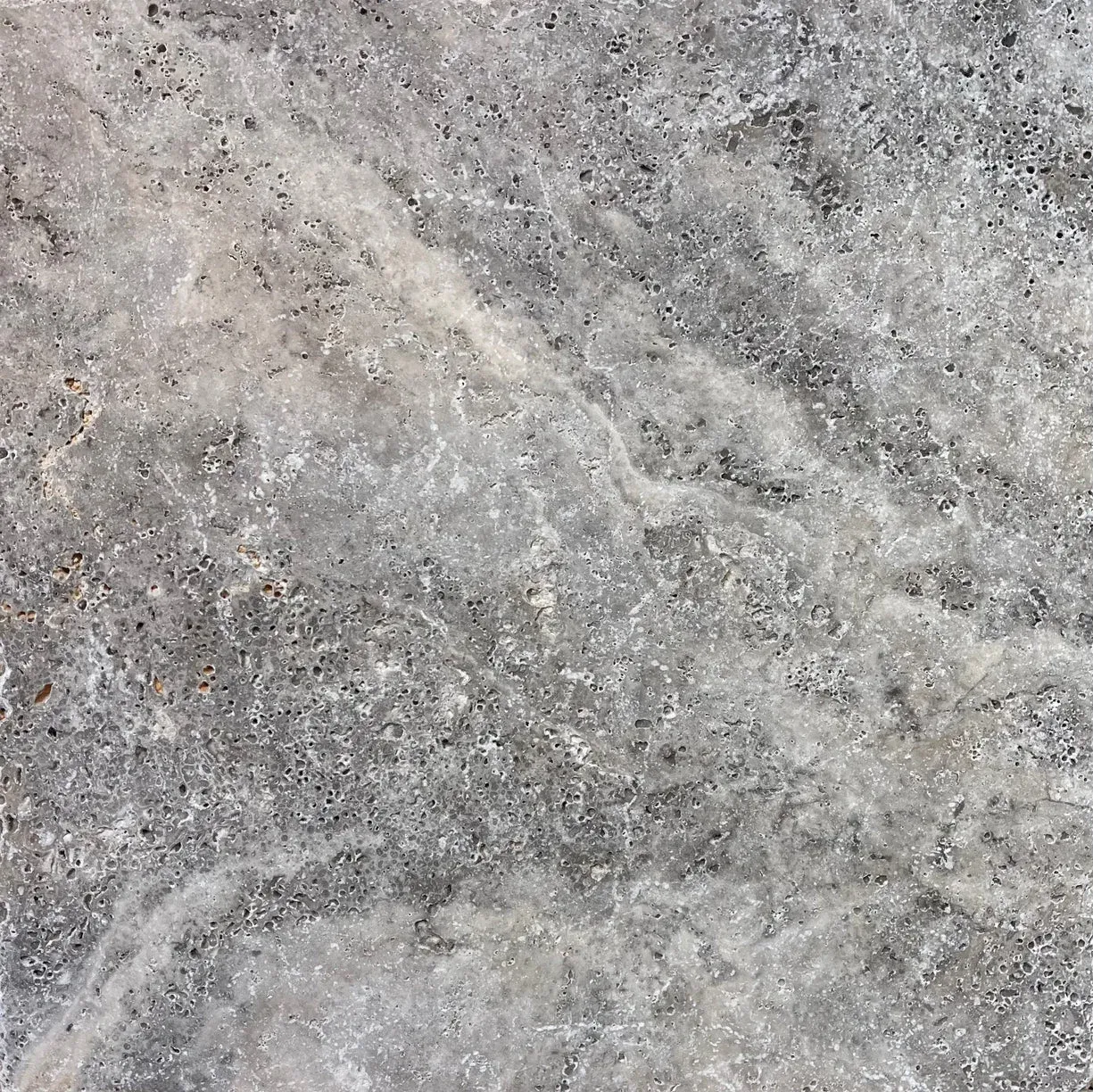 Silver travertine